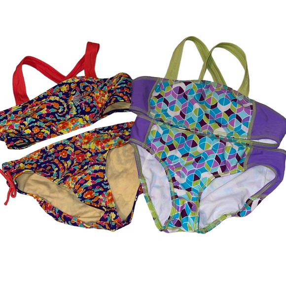 Lands' End Other - Land’s End Girls 2 Pc Swimsuit Size 12 Girls Swimwear Bikini Tankink